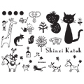 Shinzi Katoh Design フロッキープリント　【B】