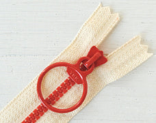 カラフルリングファスナー　20cm