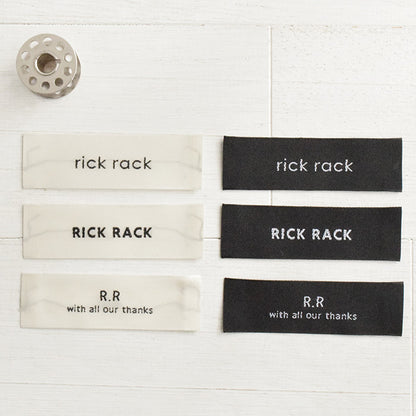 Rick Rack モノトーンタグ