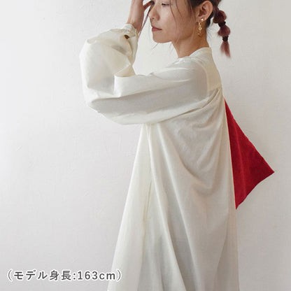 【動画でソーイング】No.157 ギャザーワンピース【3】