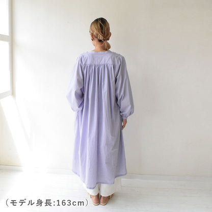 【動画でソーイング】No.157 ギャザーワンピース【3】