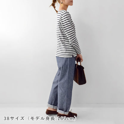 【チャレンジ】No.36 ストレートパンツ（股上深め）