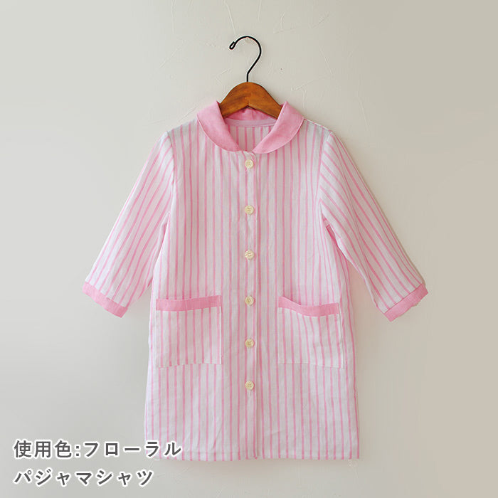 リネンシャンブレー　ストライプ