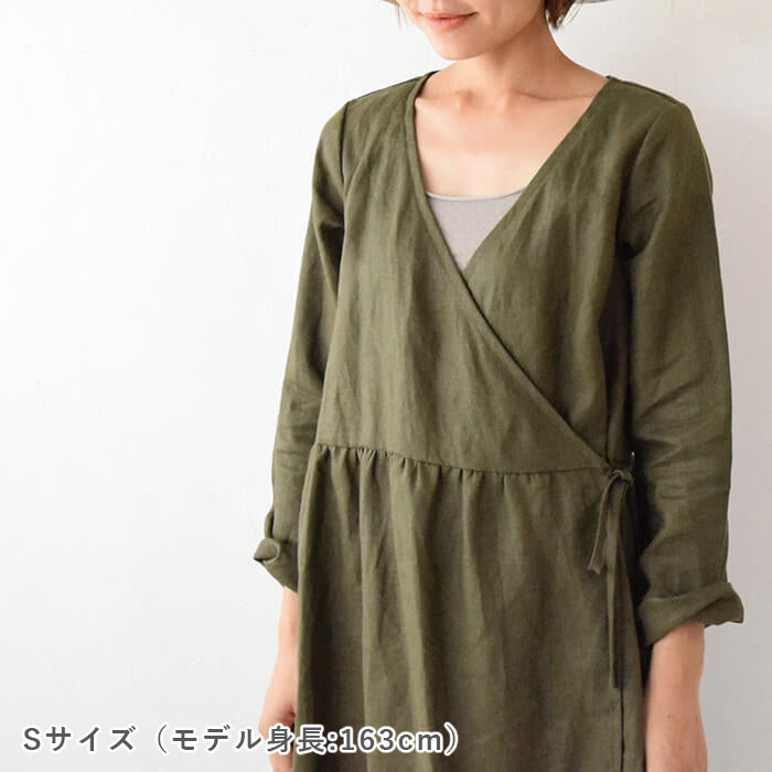 カシュクールワンピース