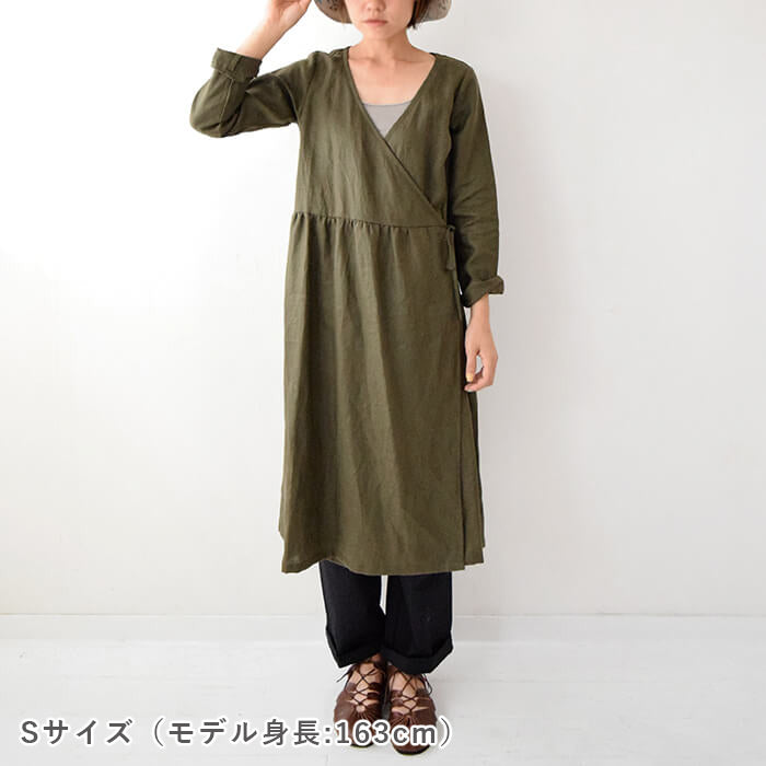 カシュクールワンピース