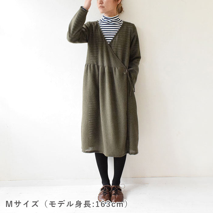 カシュクールワンピース