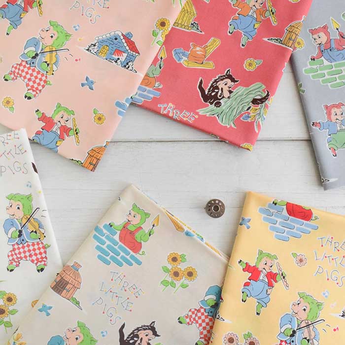 三匹のこぶた | 生地と型紙のお店 Rick Rack