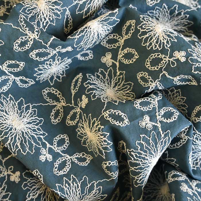 【刺繍】エッジフラワー