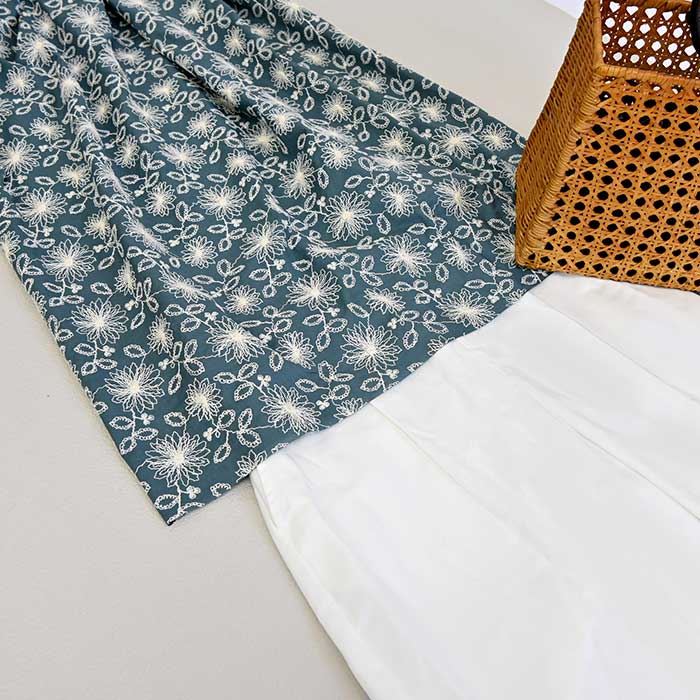 【刺繍】エッジフラワー