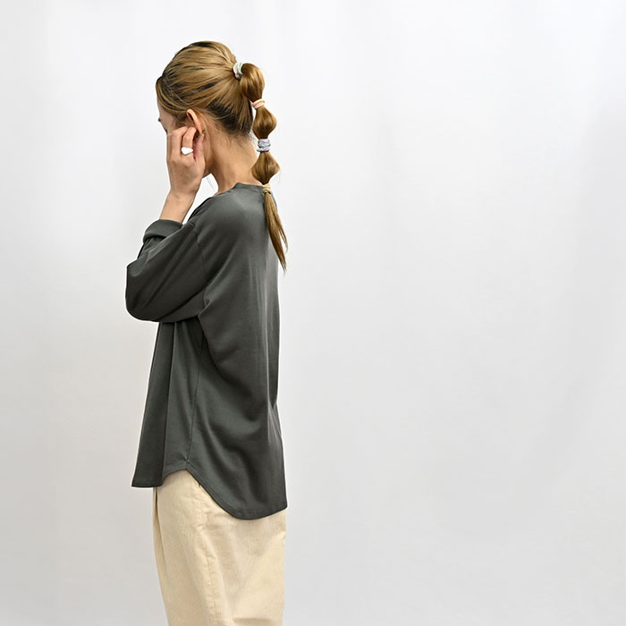 チャレンジ】No.117 ラウンドヘムTシャツ | 生地と型紙のお店 Rick Rack