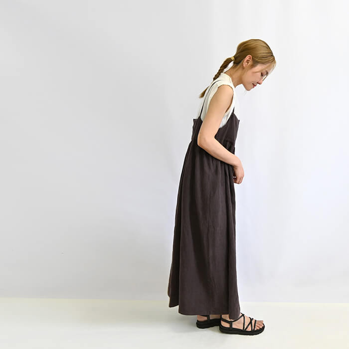 STEP UP】No.199 ギャザーキャミドレス | 生地と型紙のお店 Rick Rack