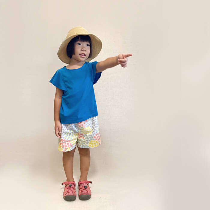 ママとわたしのショートパンツ