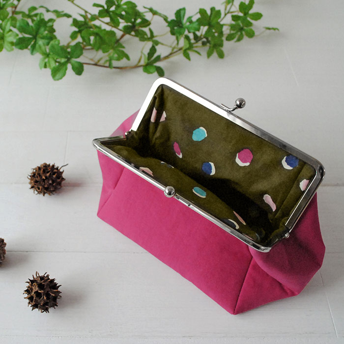 がま口ポーチ【9】 | 生地と型紙のお店 Rick Rack